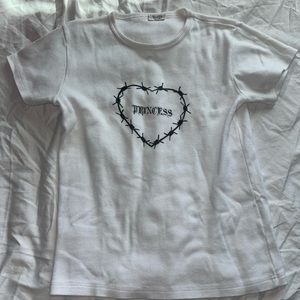 Brandy Melville rare "princess" tee 🤍